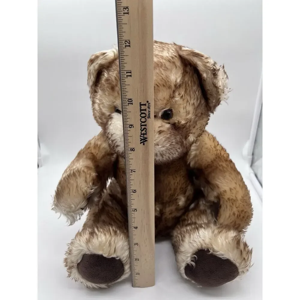 Rare Exclusive 2012 Build-A-Bear Fuzzy Teddy Shaggy Brown Bear 1051302 USA HTF